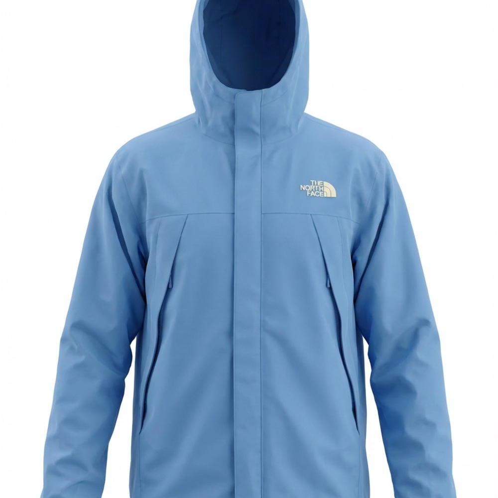 The North Face Men's Light Blue Raincoat XL